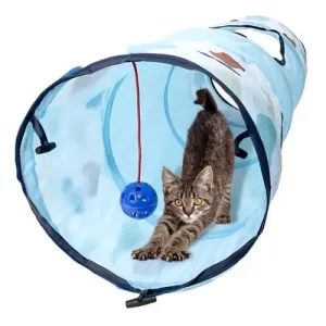 Tunel Para Gatos Rascals Con Juguete Colgante Interactivo